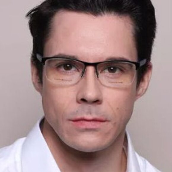 Tommy Hilfiger TH1528 0PJP 00 Rectangle Eyeglasses – Blue 56mm - Picture 3 of 12